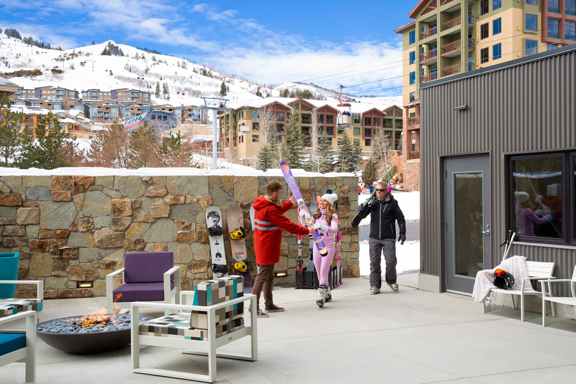 Canyon Haus professional ski valet service